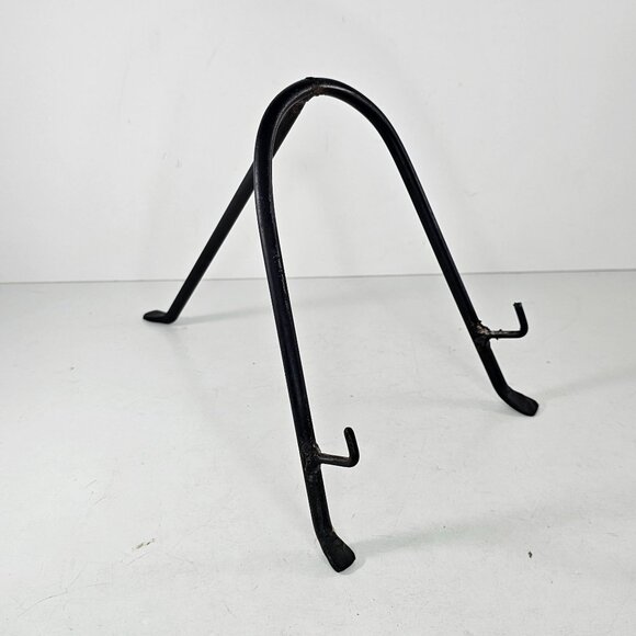 Black Metal Display Easel Stand For Plates Bowls & Frames - Picture 8 of 8